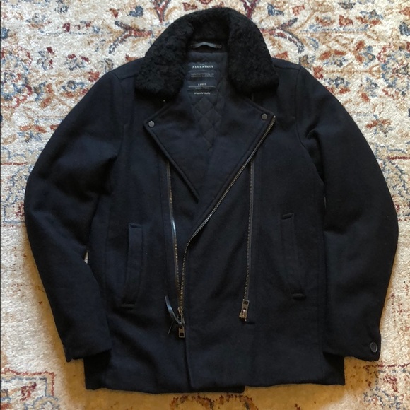 all saints peacoat